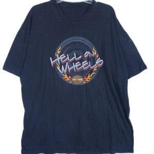 Harley Davidson Hell On Wheels 2XL T-Shirt Carson City Nevada Fade No Tags READ